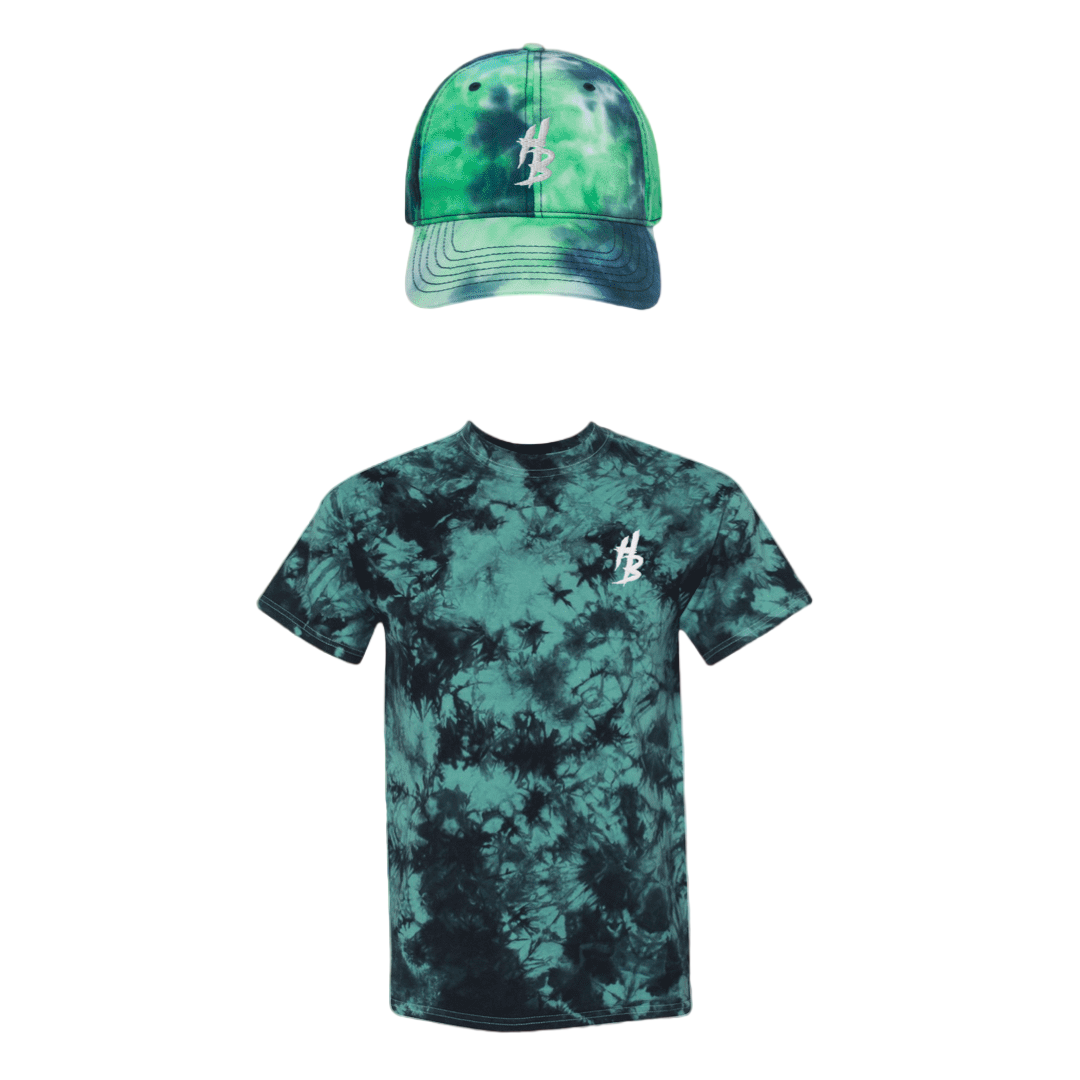 HB Icon Tie-Dye Baseball Cap - hdlm.brgnd