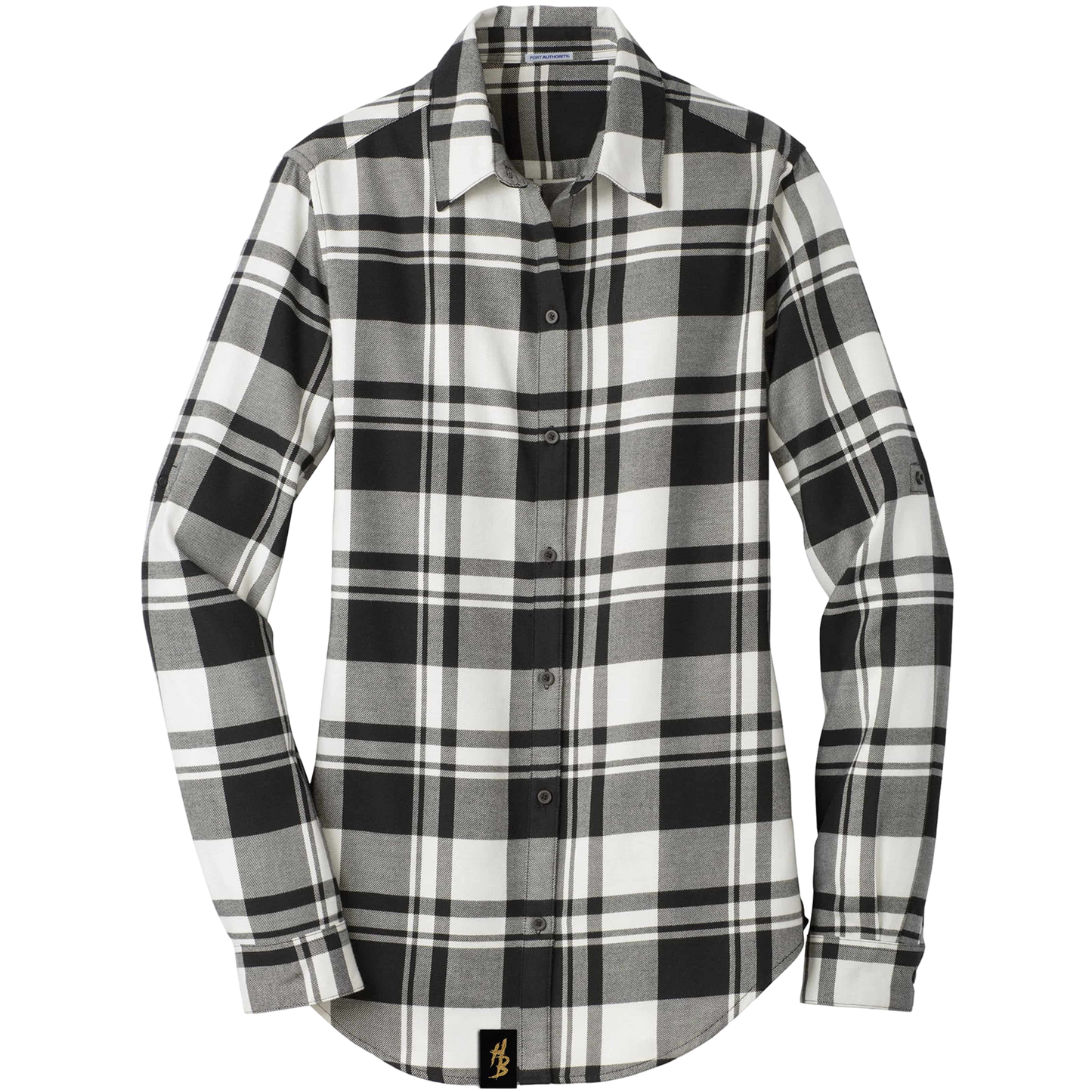 HB Icon Women's Flannel - hdlm.brgnd