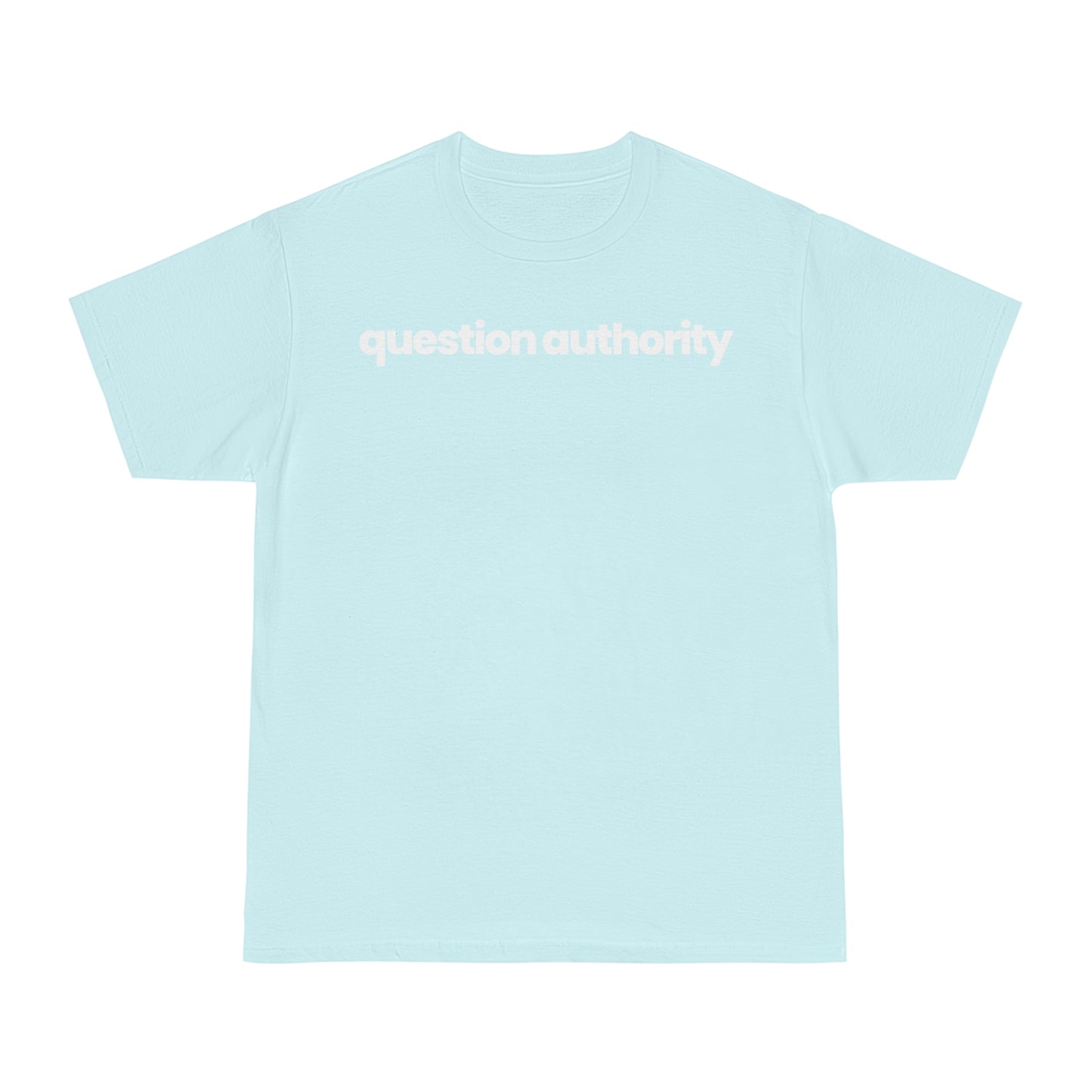 Question Authority T-shirt - hdlm.brgnd