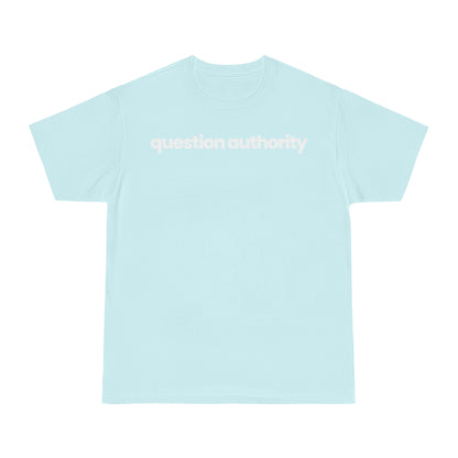 Question Authority T-shirt - hdlm.brgnd