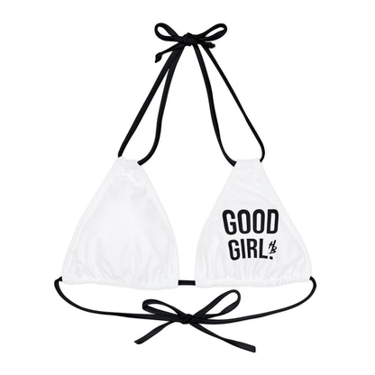 Good Girl White Bikini Top - hdlm.brgnd