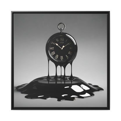 Warped Time Canvas & Frame - hdlm.brgnd