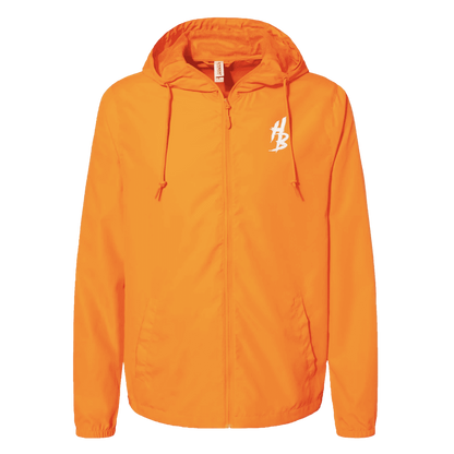 Orange Lightweight Windbreaker - hdlm.brgnd