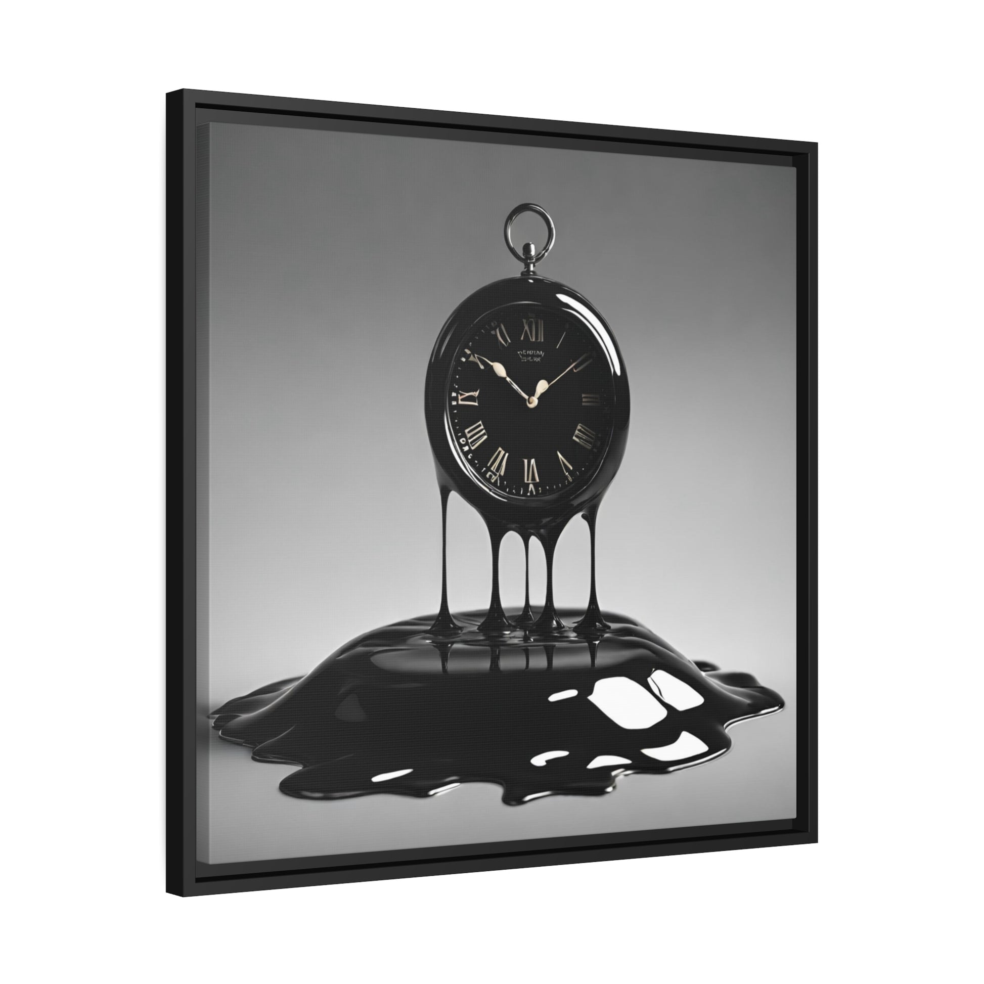 Warped Time Canvas & Frame - hdlm.brgnd