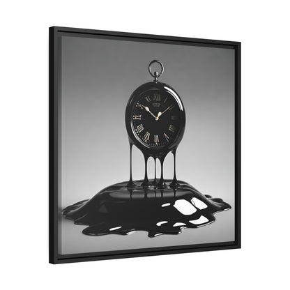 Warped Time Canvas & Frame - hdlm.brgnd