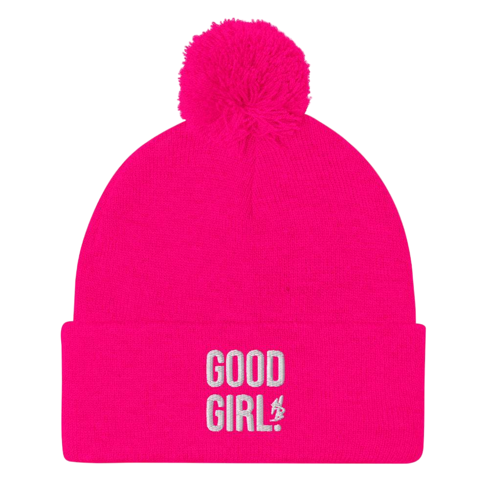 Good Girl Pom-Pom Beanie - hdlm.brgnd