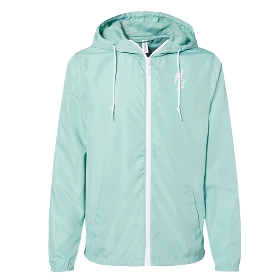 Aqua Lightweight Windbreaker - hdlm.brgnd