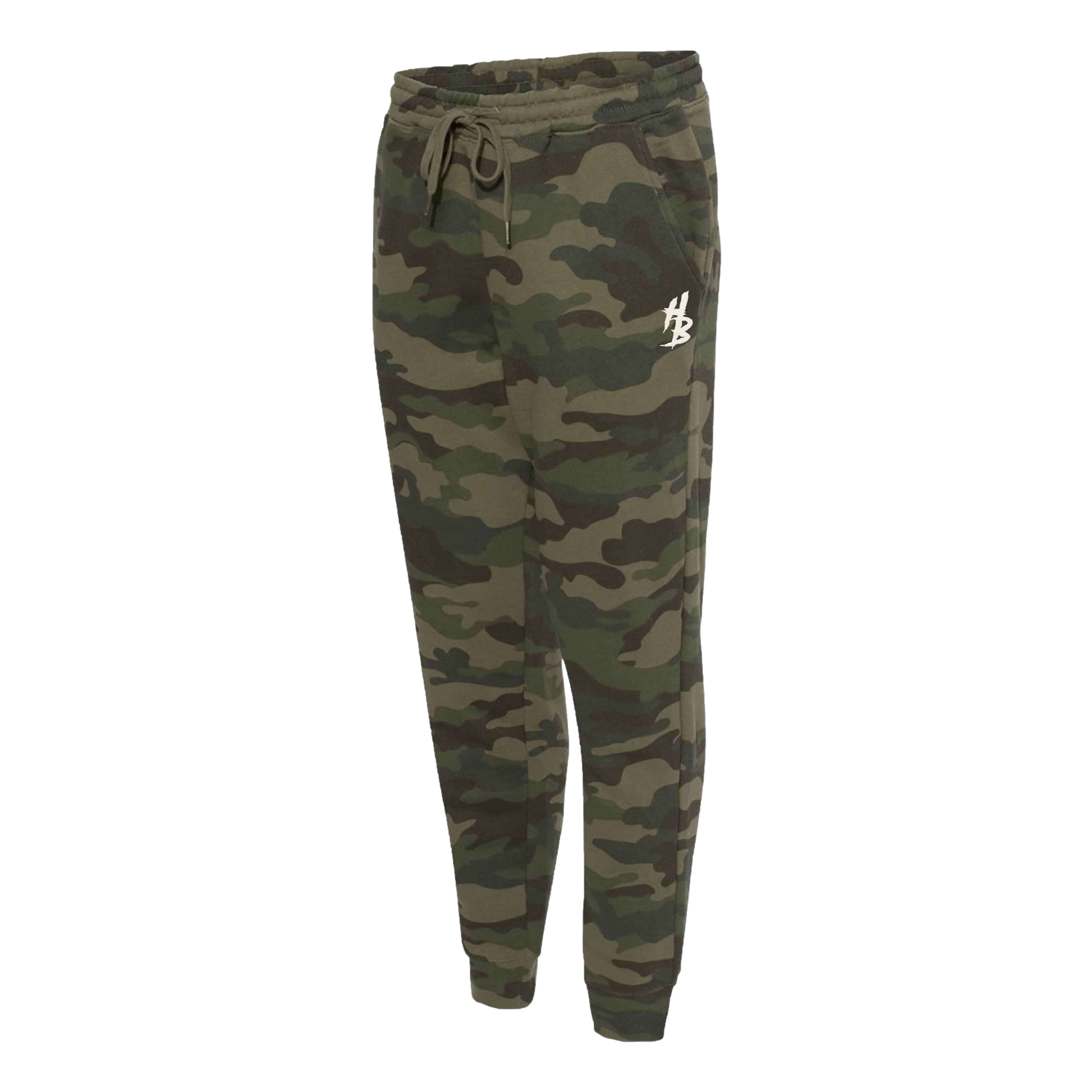 HB Forest Camo Sweatpants - hdlm.brgnd