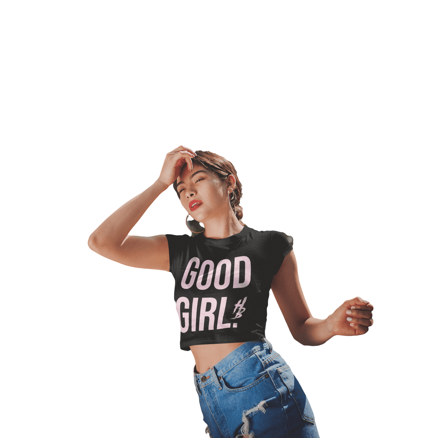 Good Girl Cropped Top - hdlm.brgnd