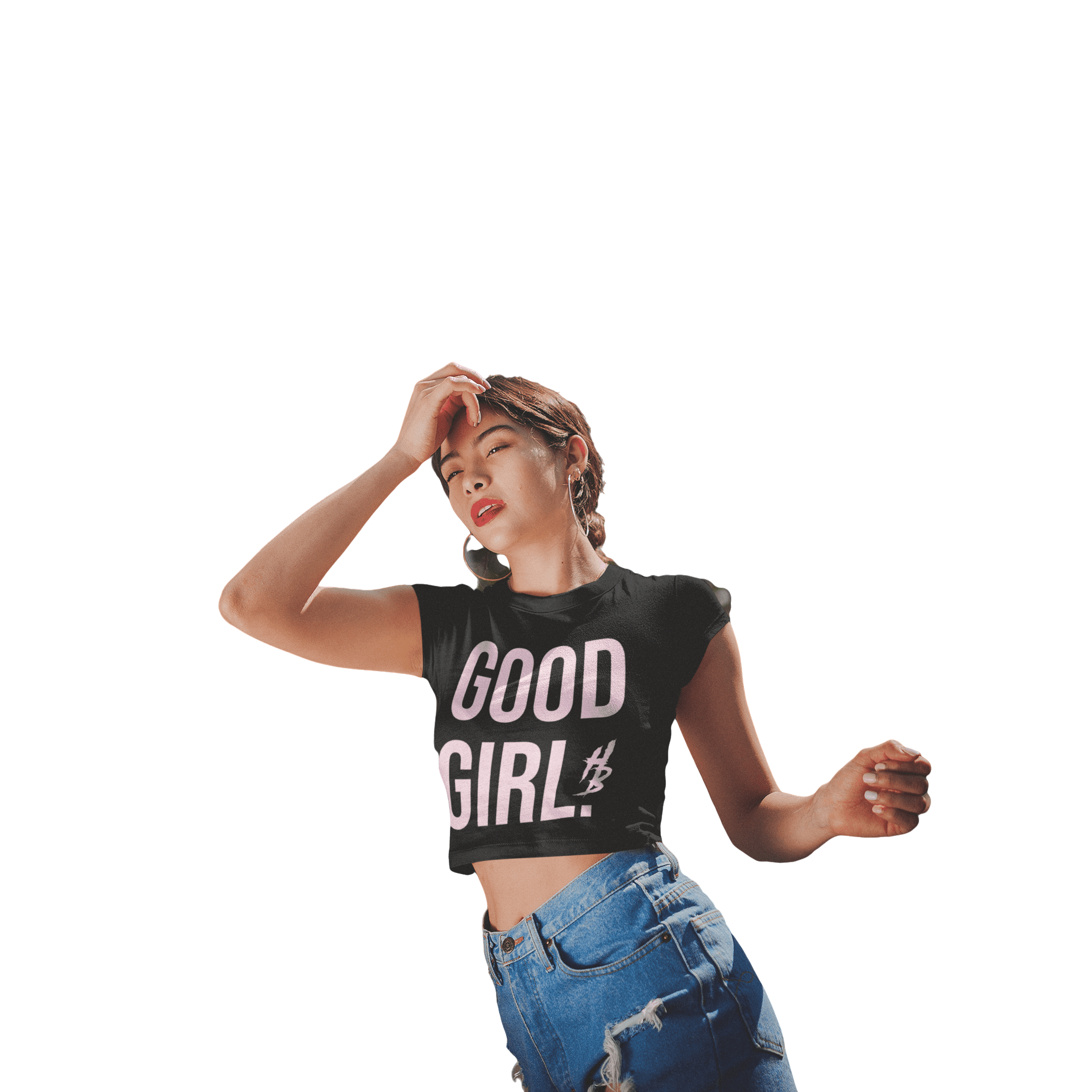 Good Girl Cropped Top - hdlm.brgnd