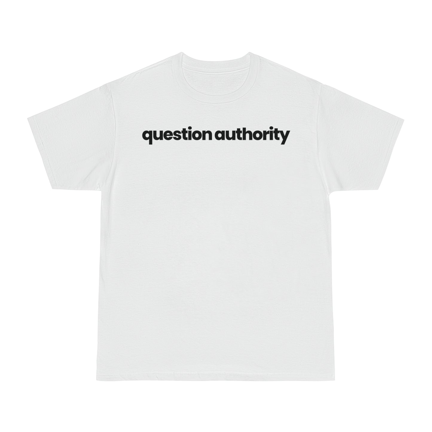 Question Authority T-shirt - hdlm.brgnd