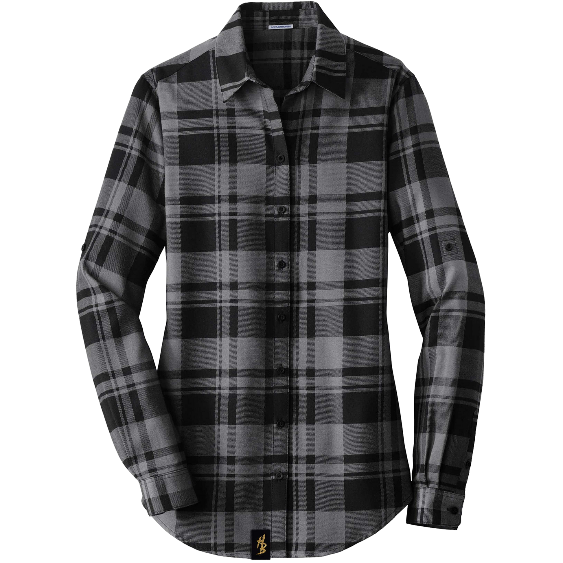 HB Icon Women's Flannel - hdlm.brgnd