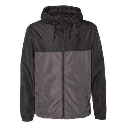 Black & Graphite Lightweight Windbreaker - hdlm.brgnd