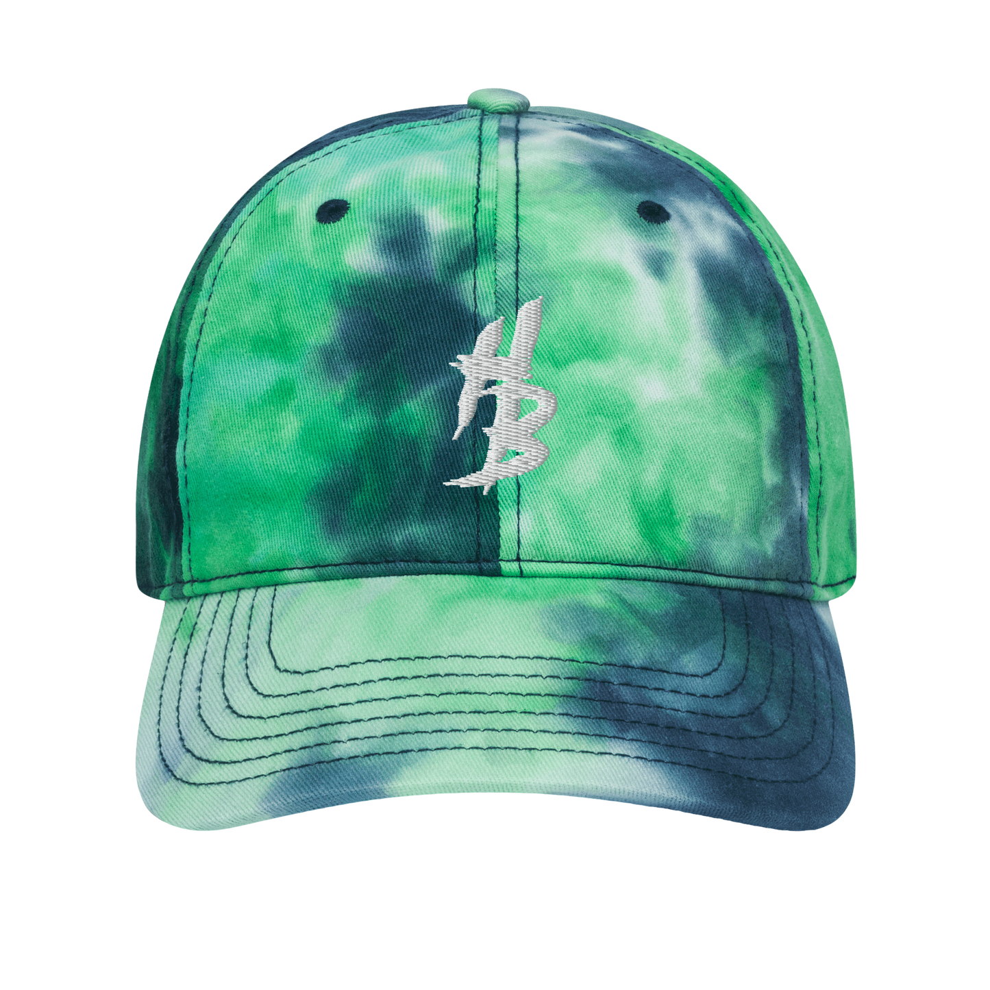 HB Icon Tie-Dye Baseball Cap - hdlm.brgnd