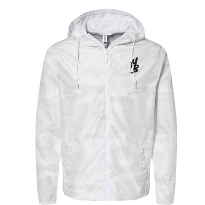 Snow Camo Lightweight Windbreaker - hdlm.brgnd