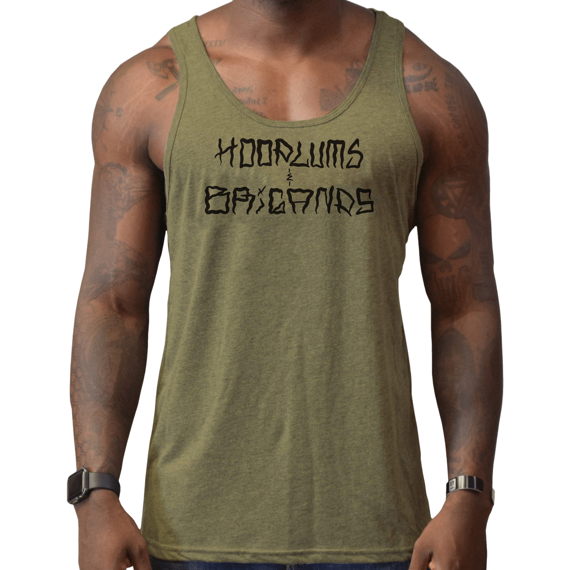 Hoodlums & Brigands Logo Men's Tank - hdlm.brgnd