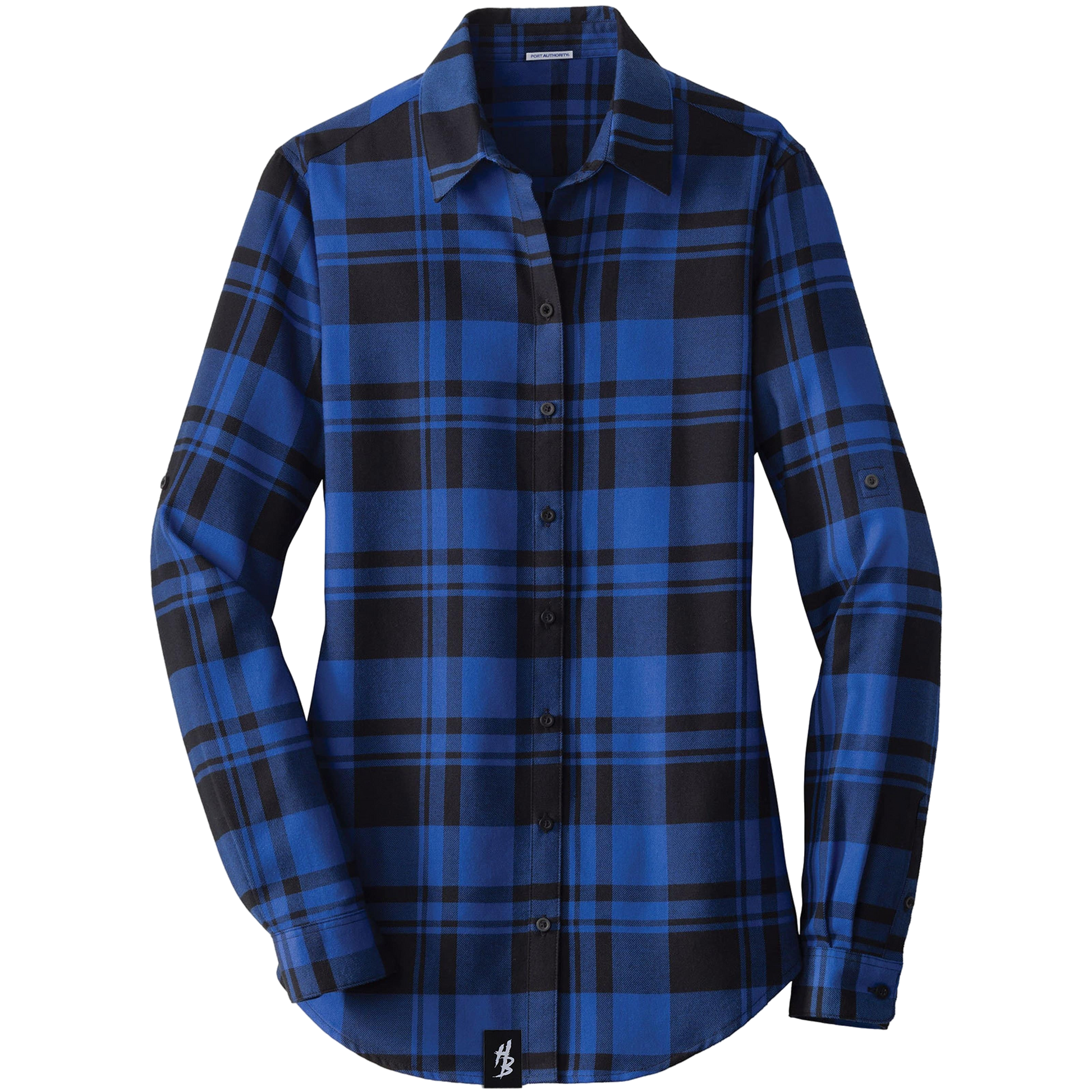 HB Icon Women's Flannel - hdlm.brgnd