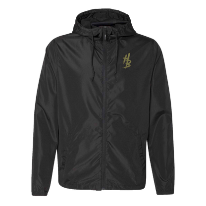 Black Lightweight Windbreaker - hdlm.brgnd