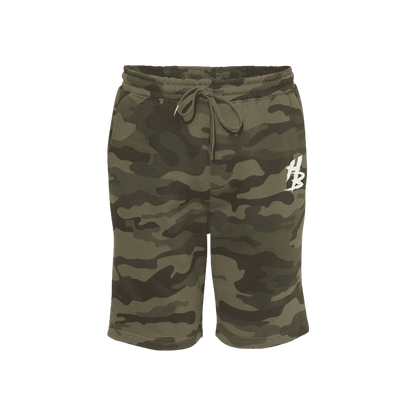 HB Forest Camo Shorts - hdlm.brgnd