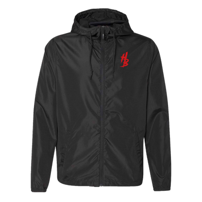 Black Lightweight Windbreaker - hdlm.brgnd