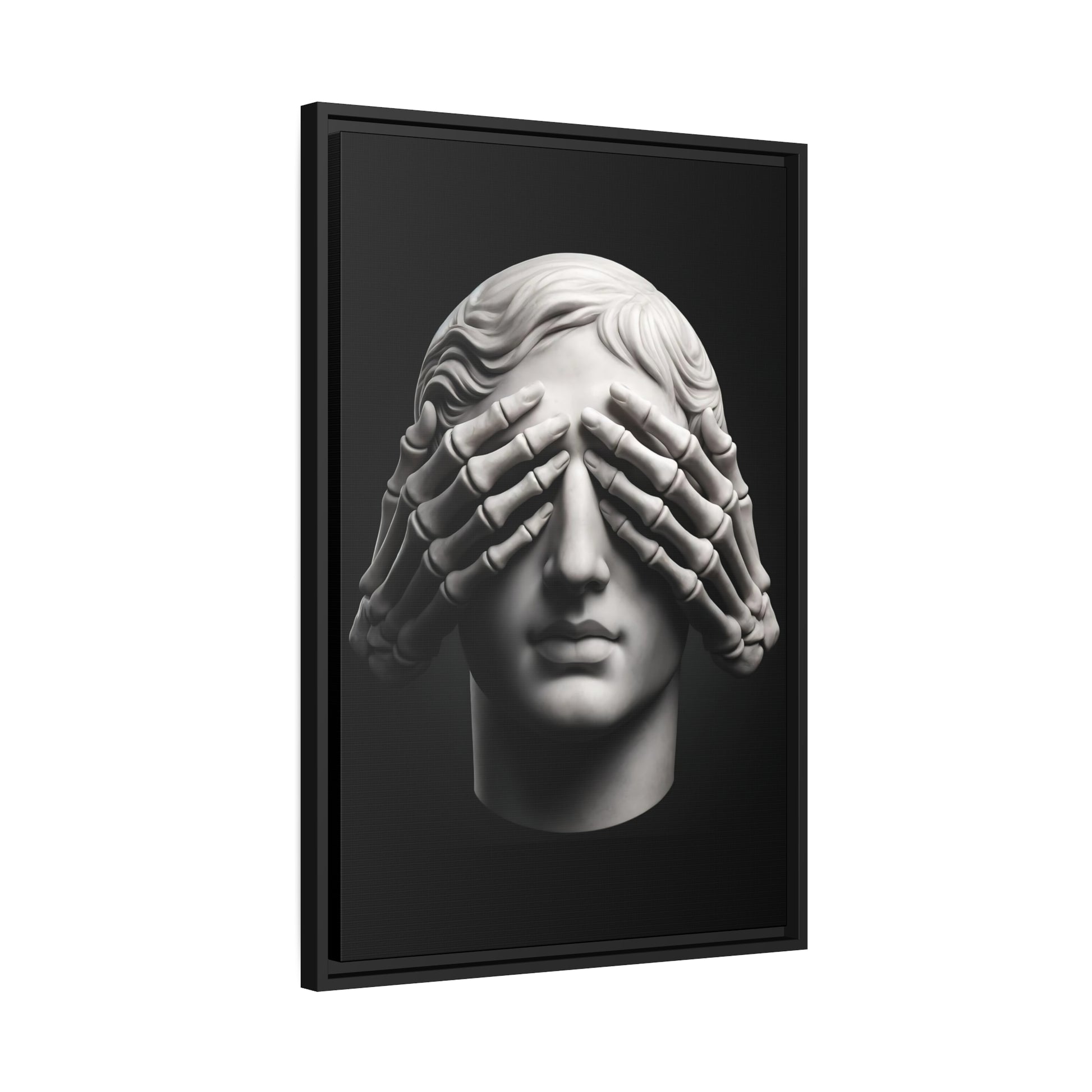 See No Evil Canvas & Frame - hdlm.brgnd