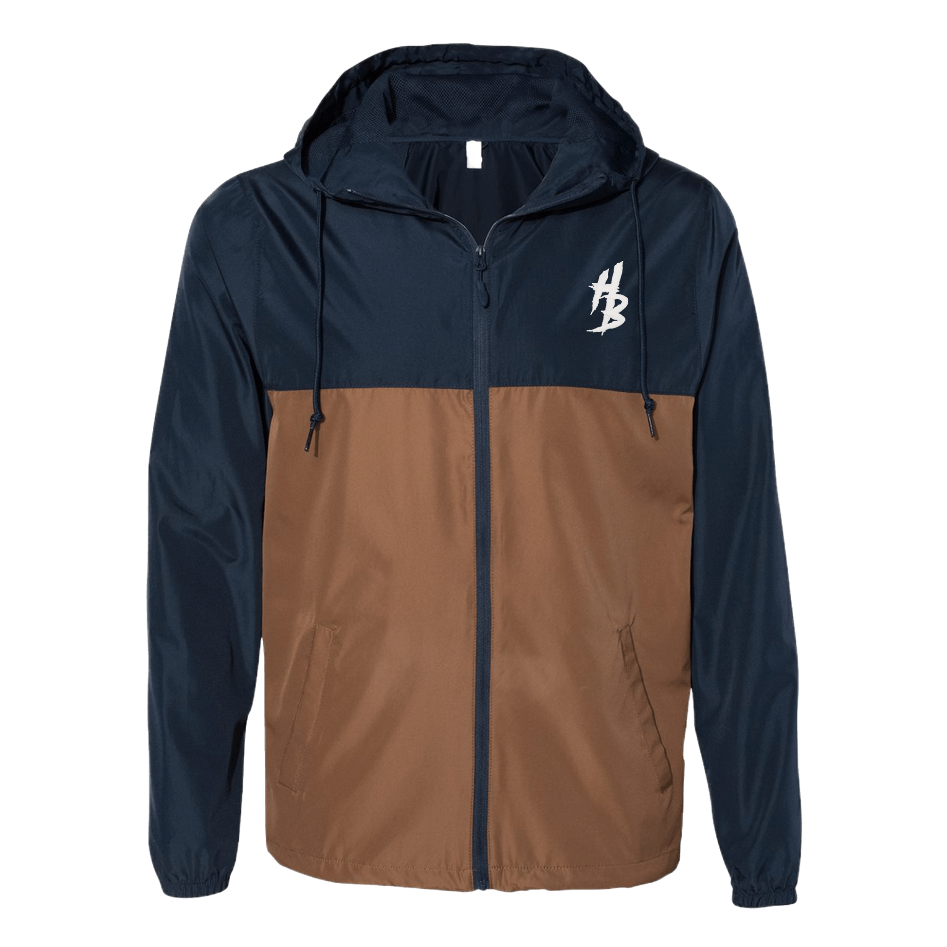 Navy Saddle Windbreaker - hdlm.brgnd