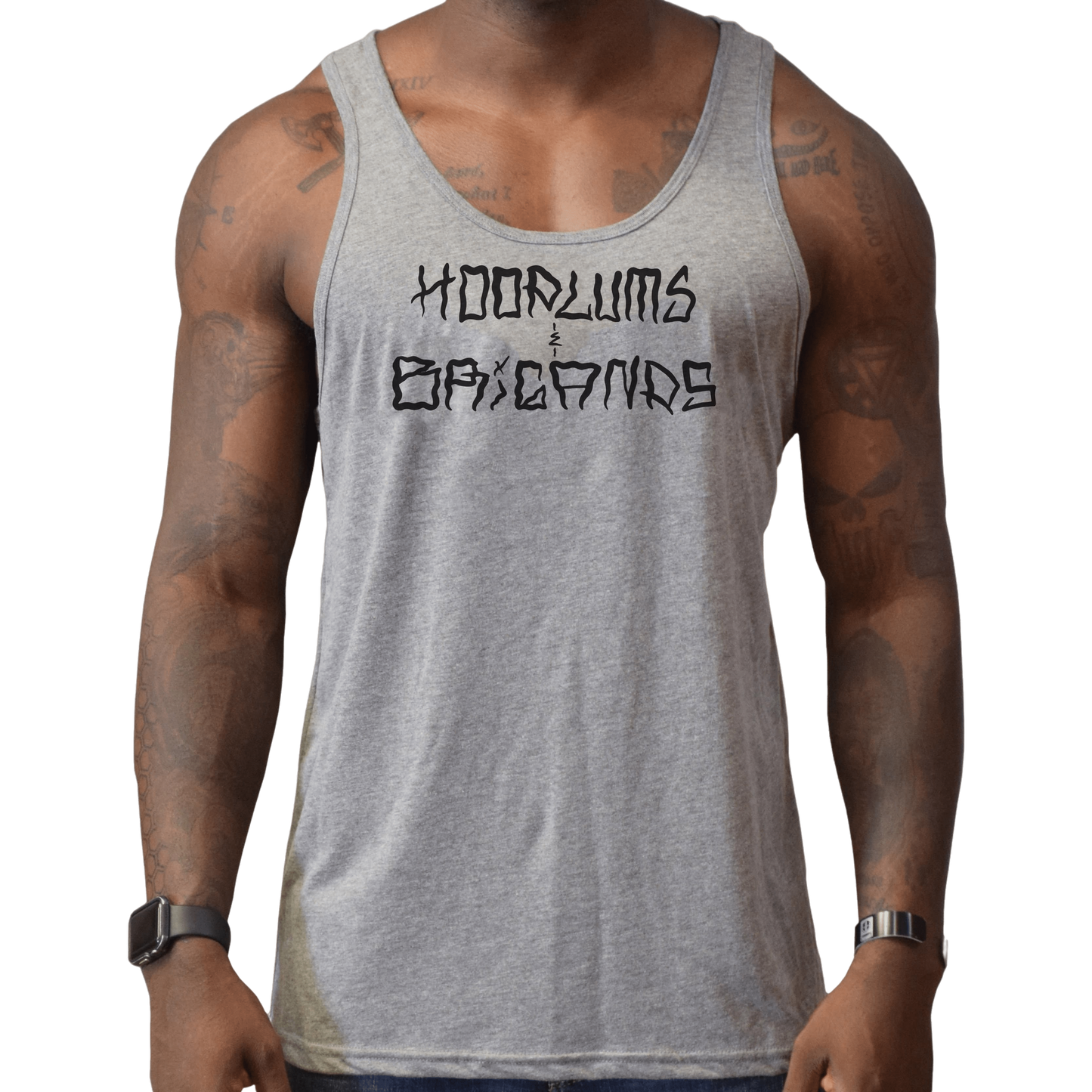 Hoodlums & Brigands Logo Men's Tank - hdlm.brgnd