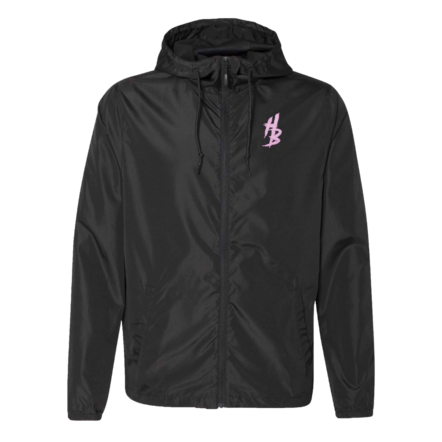 Black Lightweight Windbreaker - hdlm.brgnd