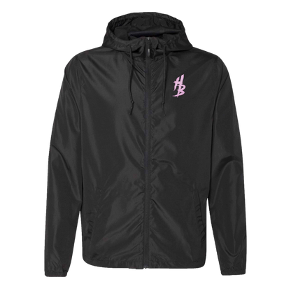 Black Lightweight Windbreaker - hdlm.brgnd