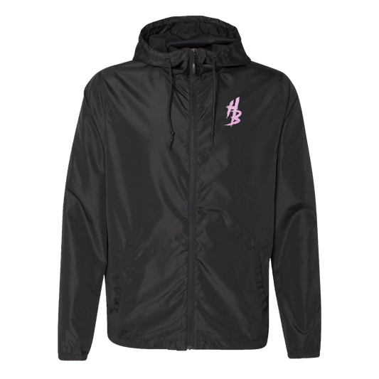 Black Lightweight Windbreaker - hdlm.brgnd