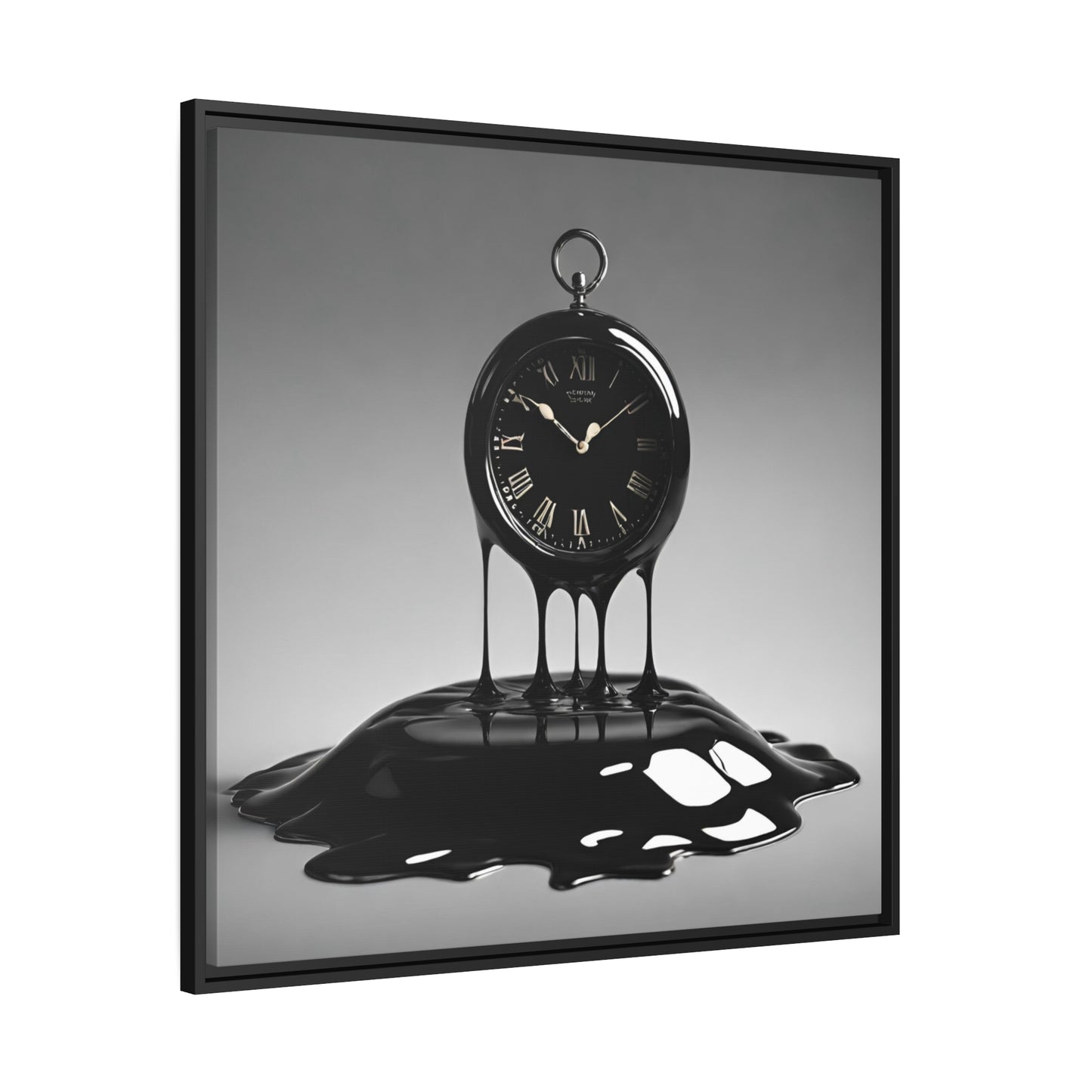 Warped Time Canvas & Frame - hdlm.brgnd