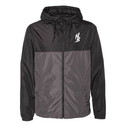 Black & Graphite Lightweight Windbreaker - hdlm.brgnd