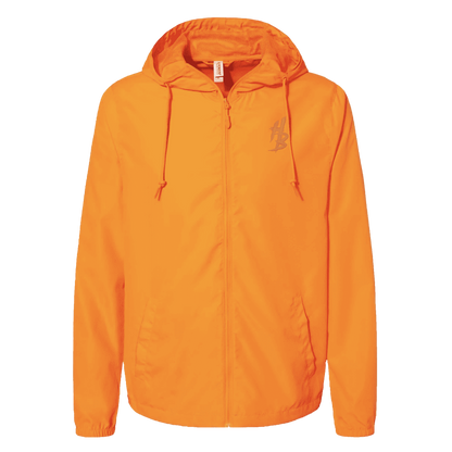 Orange Lightweight Windbreaker - hdlm.brgnd