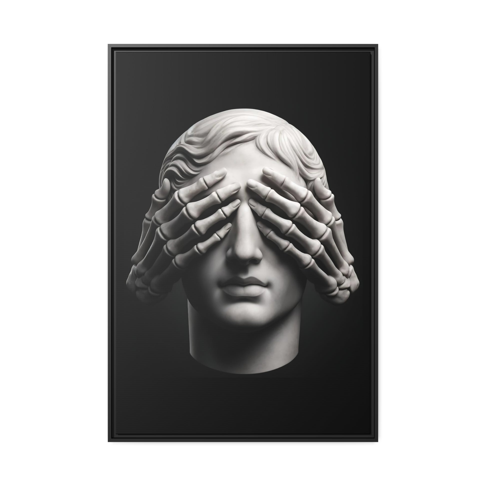 See No Evil Canvas & Frame - hdlm.brgnd