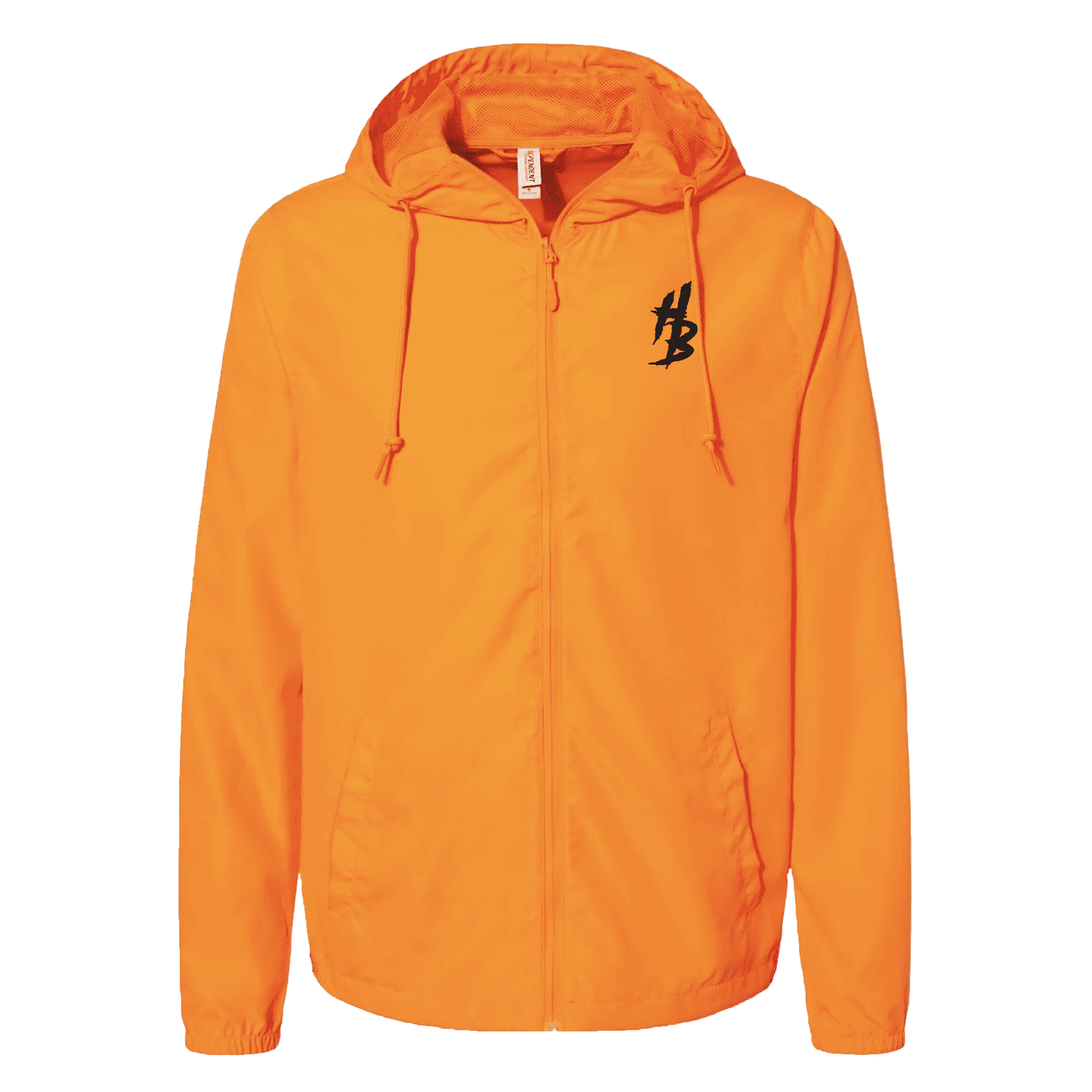 Orange Lightweight Windbreaker - hdlm.brgnd