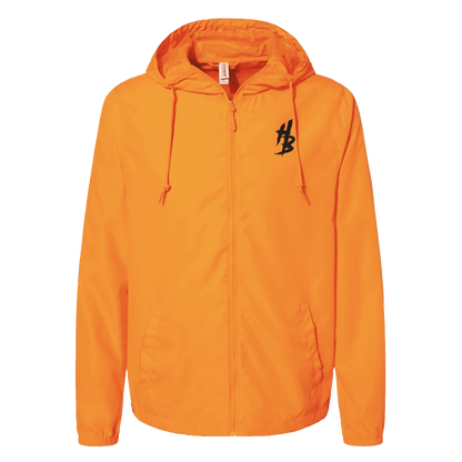 Orange Lightweight Windbreaker - hdlm.brgnd