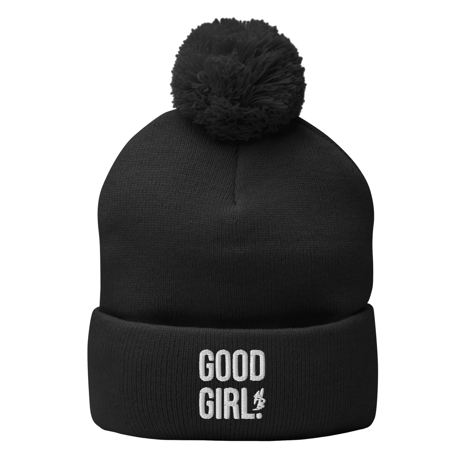 Good Girl Pom-Pom Beanie - hdlm.brgnd