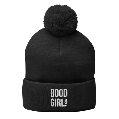 Good Girl Pom-Pom Beanie - hdlm.brgnd