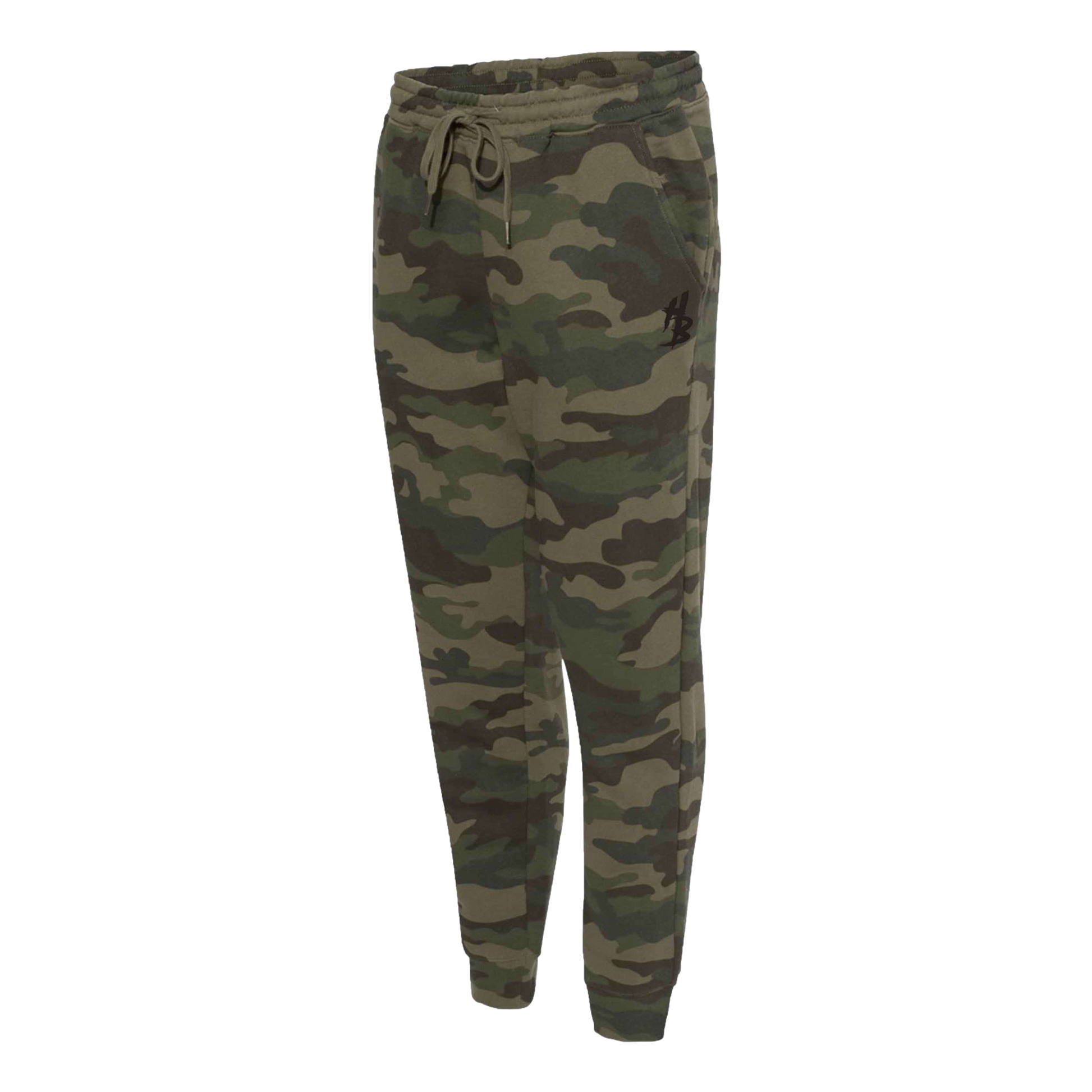 HB Forest Camo Sweatpants - hdlm.brgnd