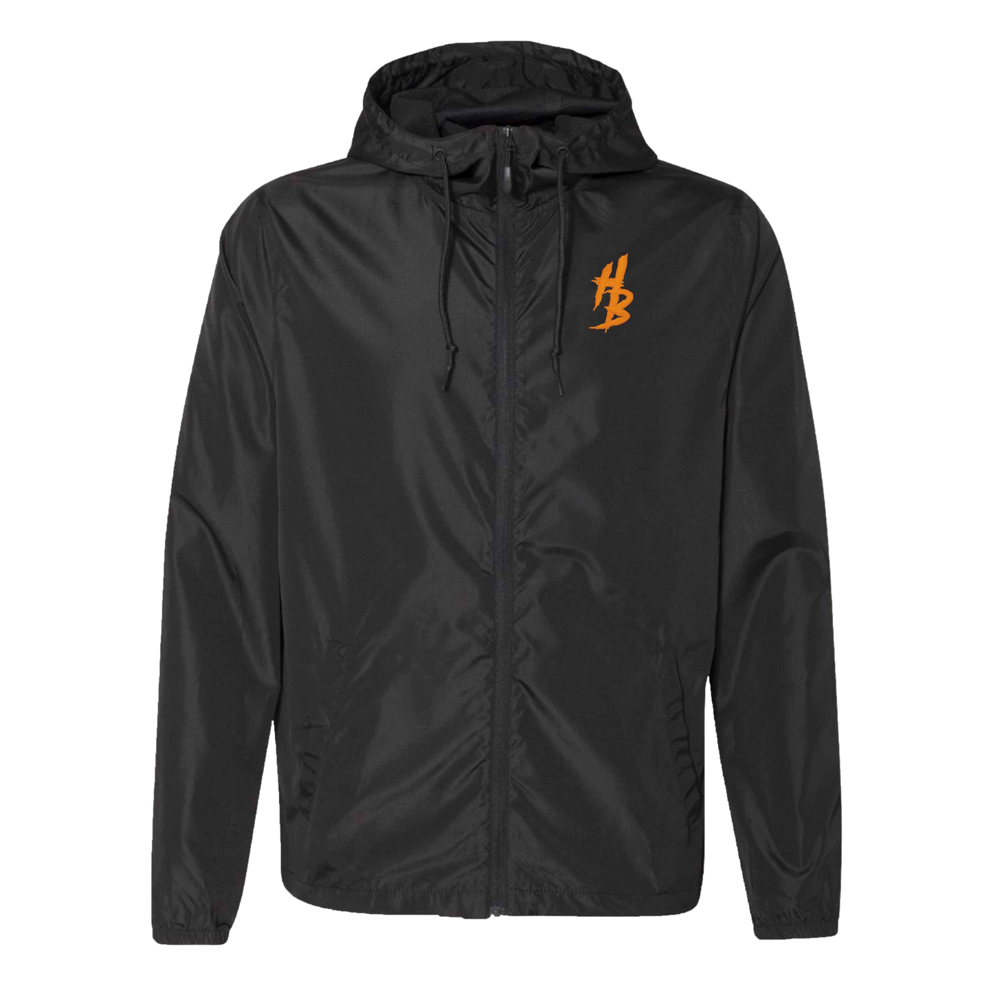 Black Lightweight Windbreaker - hdlm.brgnd