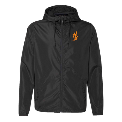 Black Lightweight Windbreaker - hdlm.brgnd