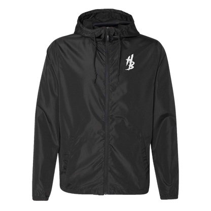 Black Lightweight Windbreaker - hdlm.brgnd