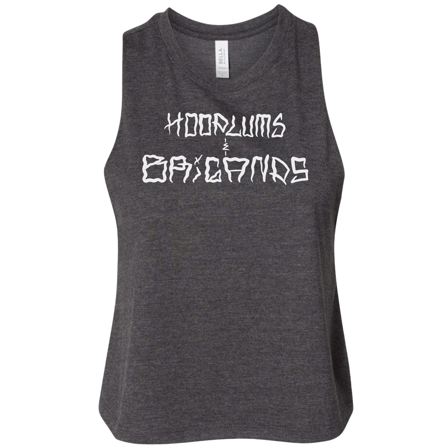 Hoodlums & Brigands Logo Crop Tank - hdlm.brgnd