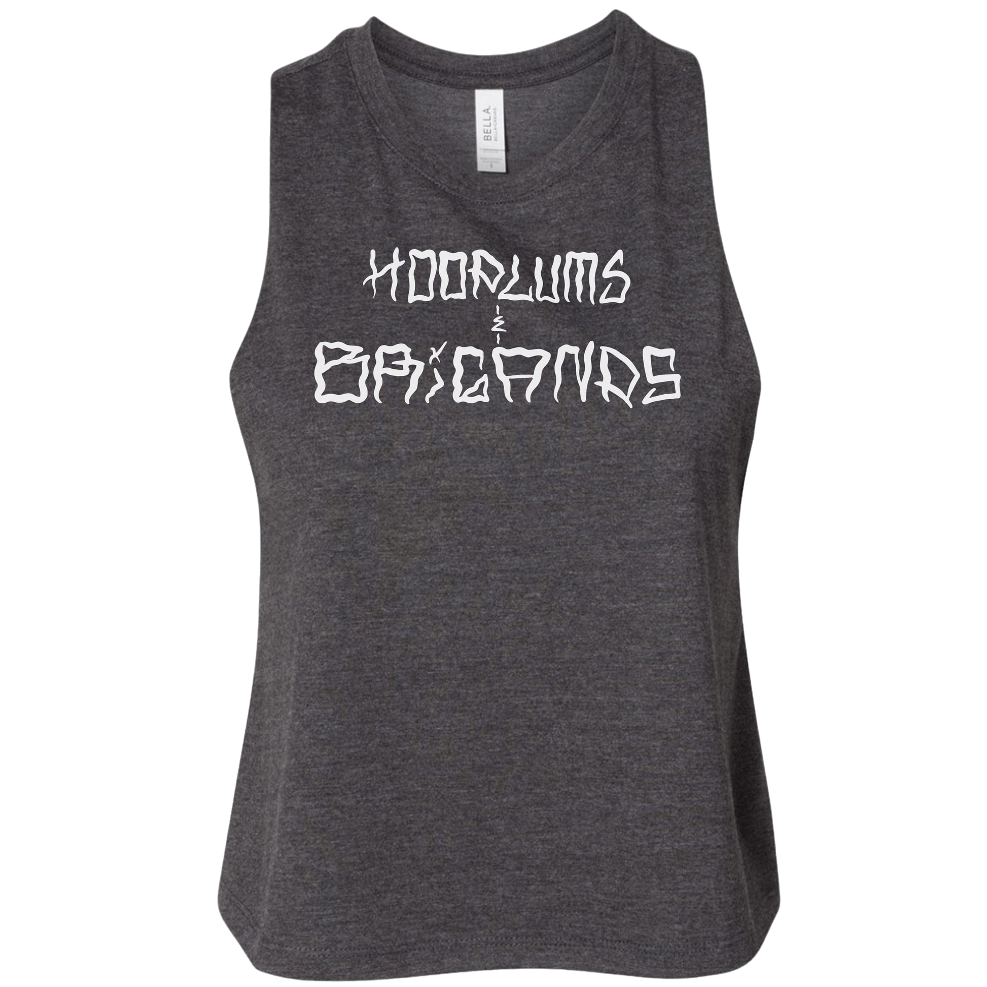 Hoodlums & Brigands Logo Crop Tank - hdlm.brgnd