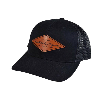 EST. 2020 Leather Diamond SnapBack - hdlm.brgnd