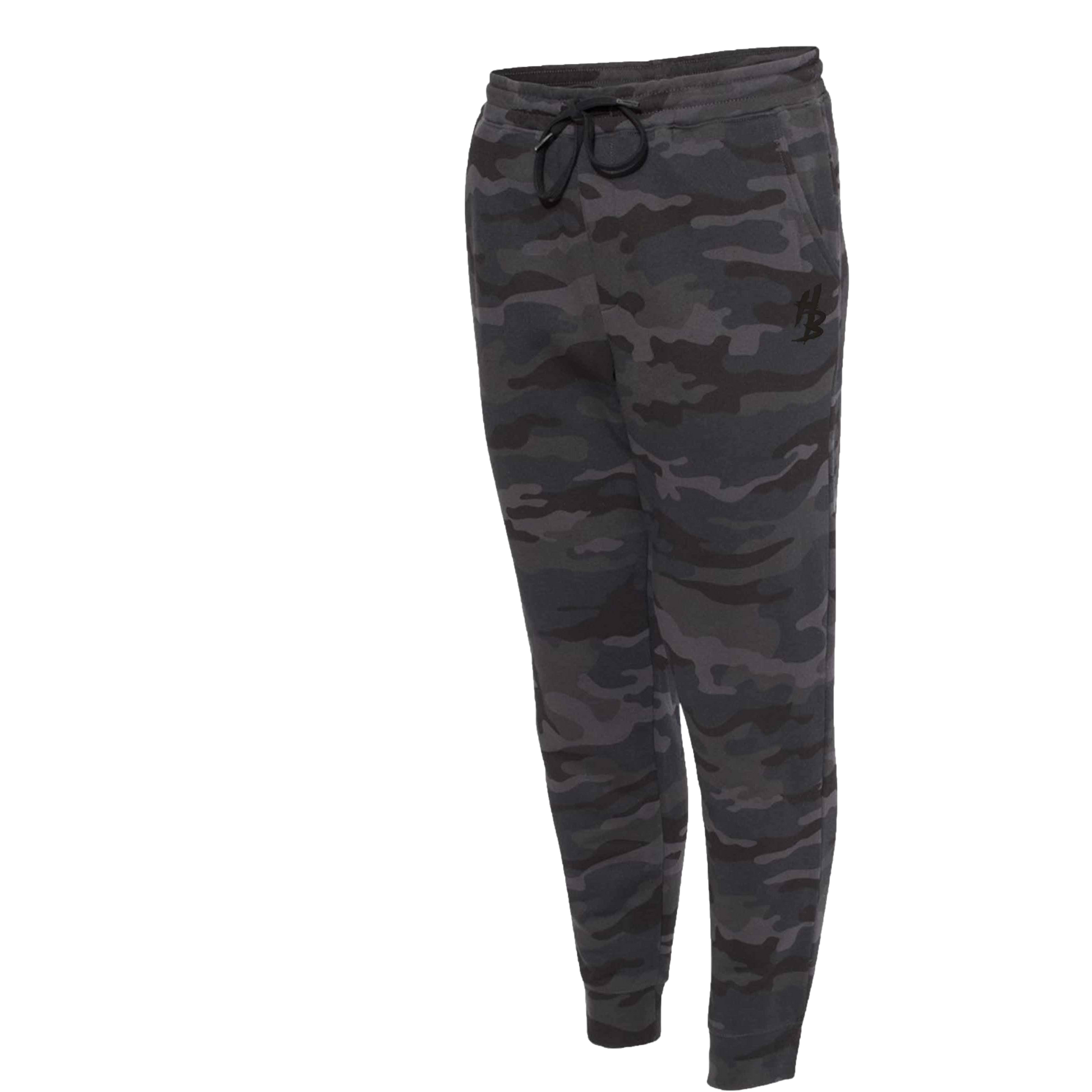 HB Black Camo Sweatpants - hdlm.brgnd