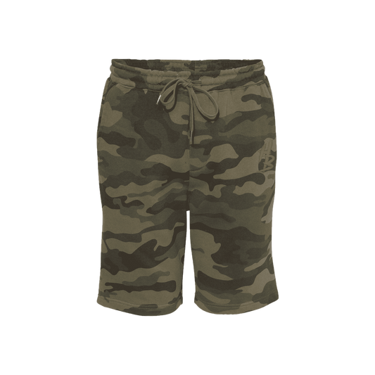 HB Forest Camo Shorts - hdlm.brgnd