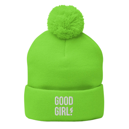 Good Girl Pom-Pom Beanie - hdlm.brgnd