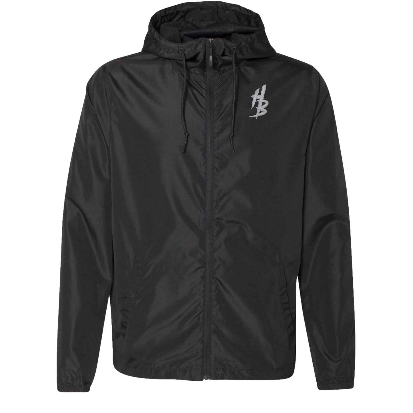 Black Lightweight Windbreaker - hdlm.brgnd