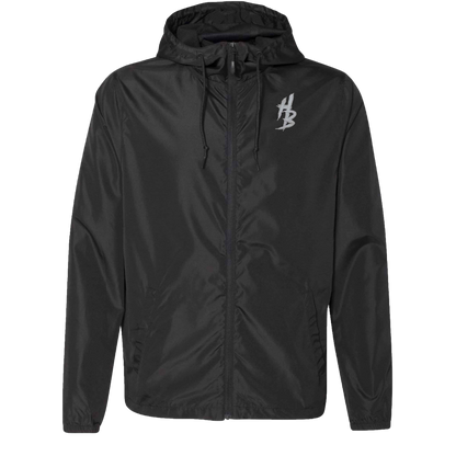 Black Lightweight Windbreaker - hdlm.brgnd